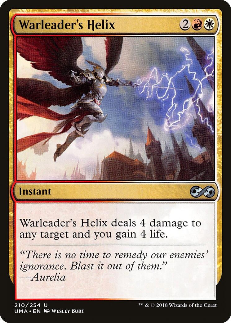 Image for Warleader's Helix (Ultimate Masters) (210) - Magic: The Gathering