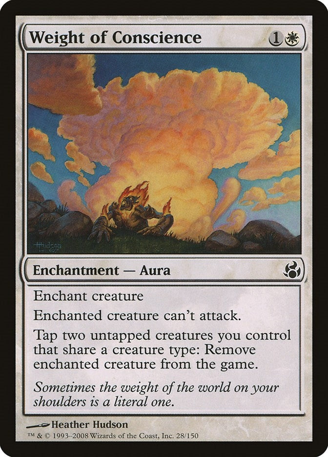 Image for Weight of Conscience (Morningtide) (28) - Magic: The Gathering