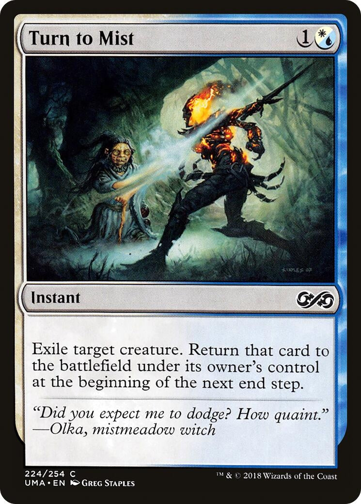 Image for Turn to Mist (Ultimate Masters) (224) - Magic: The Gathering