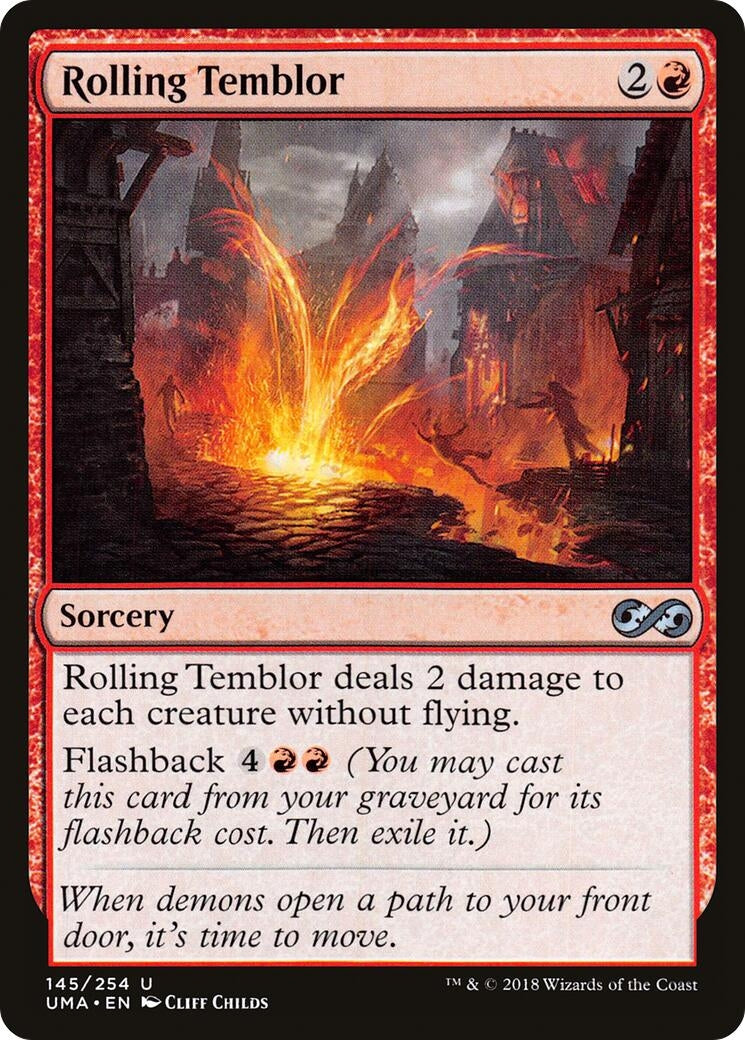 Image for Rolling Temblor (Ultimate Masters) (145) - Magic: The Gathering