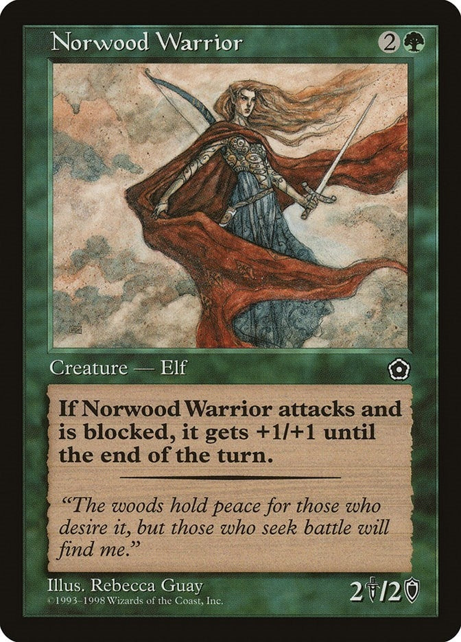 Image for Norwood Warrior (Portal Second Age) - Magic: The Gathering