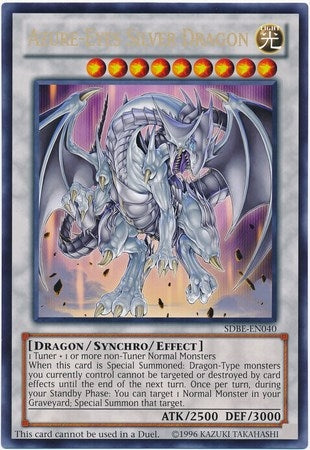Image for Azure-Eyes Silver Dragon (Oversized) (Silver Dragon) (Yu-Gi-Oh! Value Boxes) (SDBE-EN040) - YuGiOh