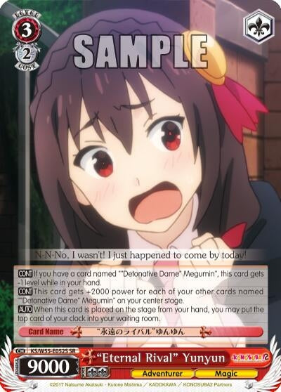 Image for "Eternal Rival" Yunyun (SR) (KonoSuba 2) (KS/W55-E052S SR) - Weiss Schwarz