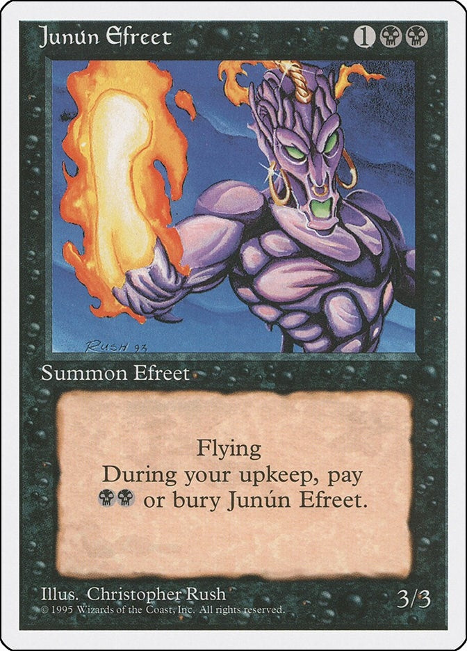 Image for Junun Efreet (Fourth Edition) (27) - Magic: The Gathering