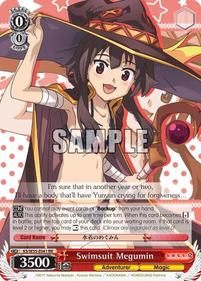 Image for Swimsuit Megumin (KonoSuba 2) (KS/W55-E041 RR) - Weiss Schwarz