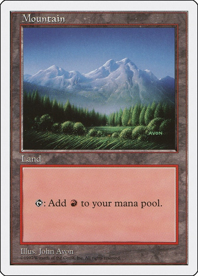 Image for Mountain (443) (Fifth Edition) (443) - Magic: The Gathering