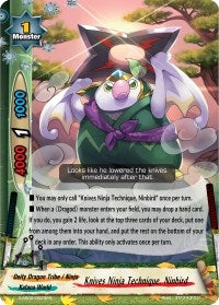 Image for Knives Ninja Technique, Ninbird (S-SS02: 3 Garga Decks! Impact! Triple Punisher) (S-SS02/0023EN) - Future Card BuddyFight