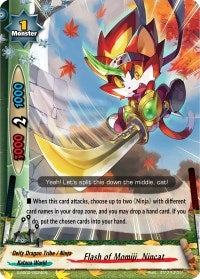 Image for Flash of Momiji, Nincat (S-SS02: 3 Garga Decks! Impact! Triple Punisher) (S-SS02/0024EN) - Future Card BuddyFight