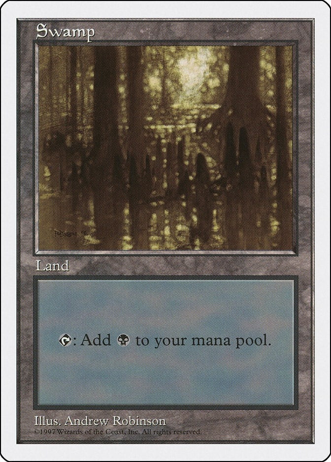 Image for Swamp (438) (Fifth Edition) (438) - Magic: The Gathering