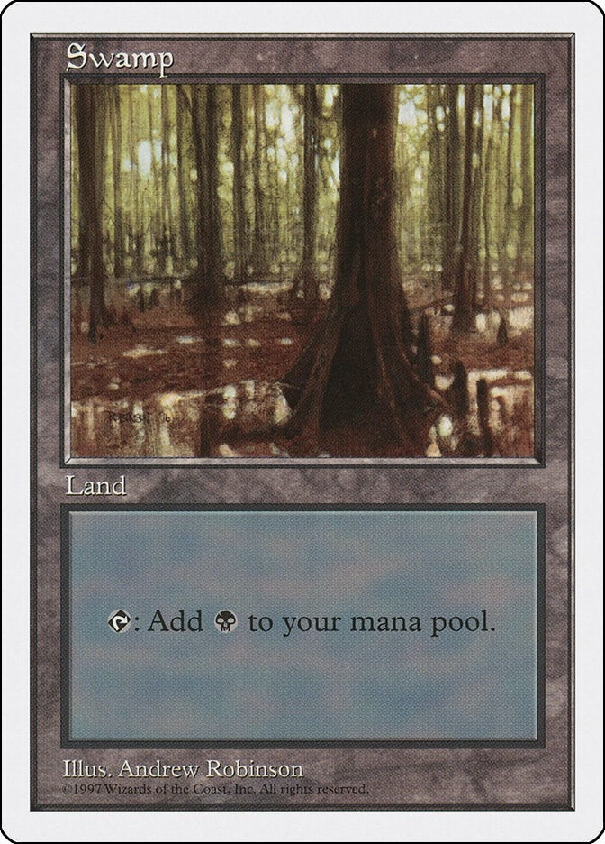 Image for Swamp (439) (Fifth Edition) (439) - Magic: The Gathering