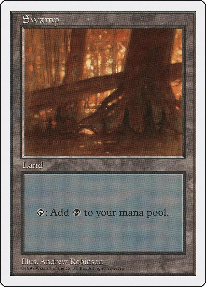 Image for Swamp (440) (Fifth Edition) (440) - Magic: The Gathering