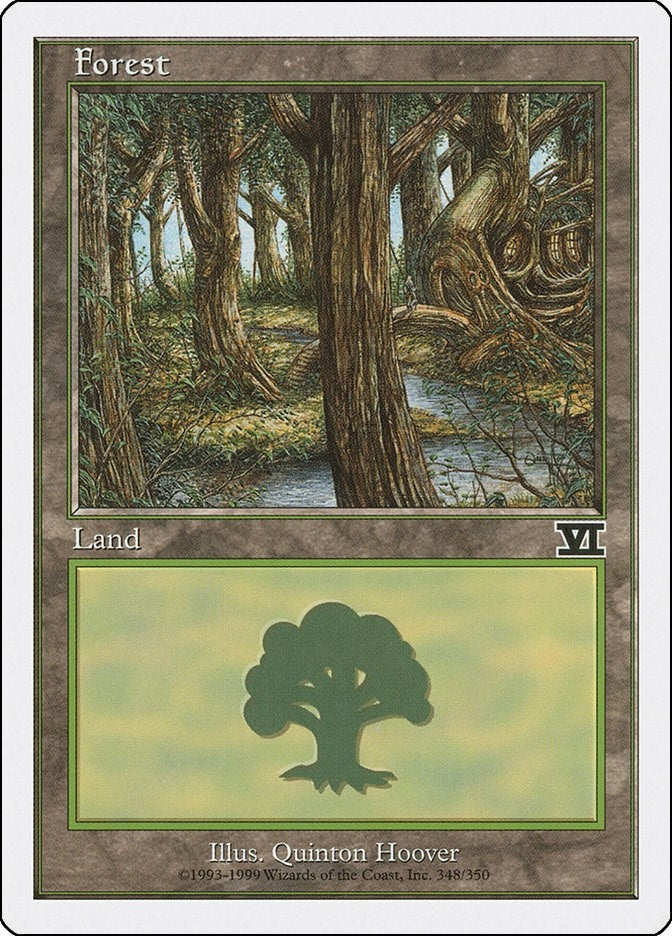 Image for Forest (348) (Classic Sixth Edition) (348) - Magic: The Gathering