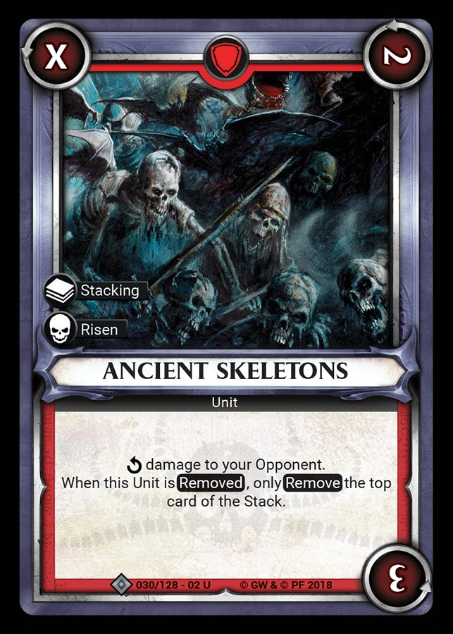Ancient Skeletons Unclaimed (030) [WHAOSCO] - Warhammer Age of Sigmar Champions TCG Single