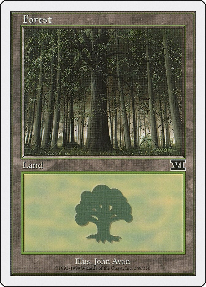 Image for Forest (349) (Classic Sixth Edition) (349) - Magic: The Gathering