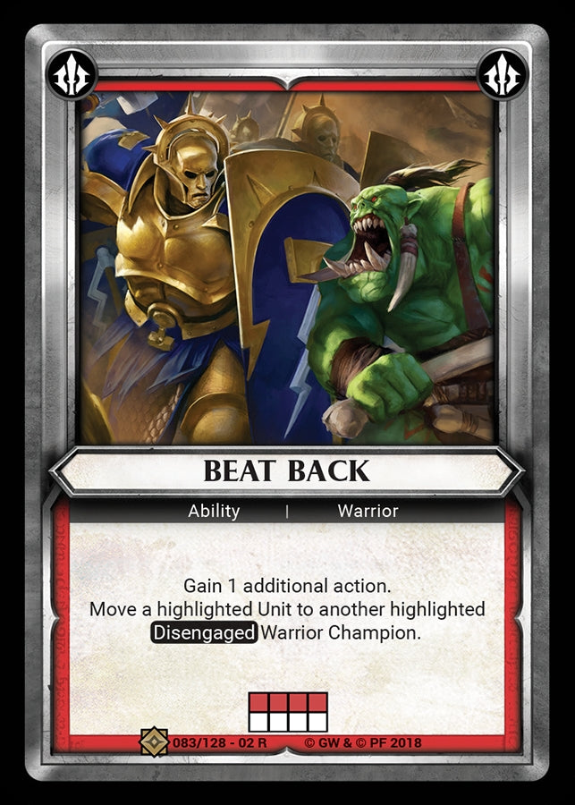 Beat Back Unclaimed (083) [WHAOSCO] - Warhammer Age of Sigmar Champions TCG Single