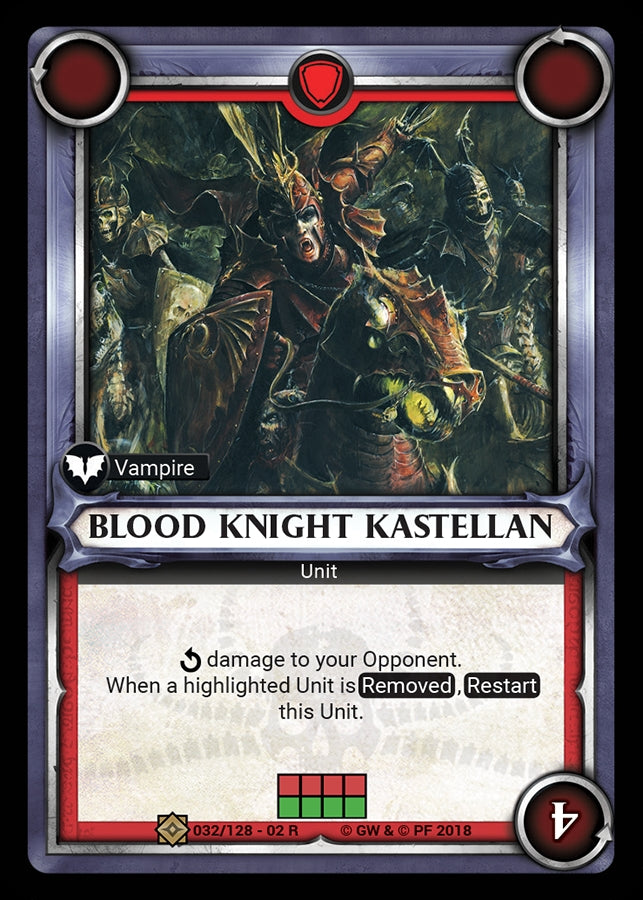 Blood Knight Kastellan Unclaimed (032) [WHAOSCO] - Warhammer Age of Sigmar Champions TCG Single