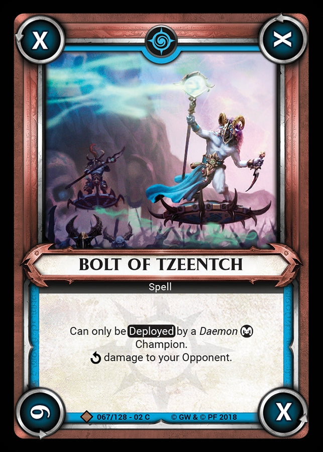 Bolt of Tzeentch Unclaimed (067) [WHAOSCO]