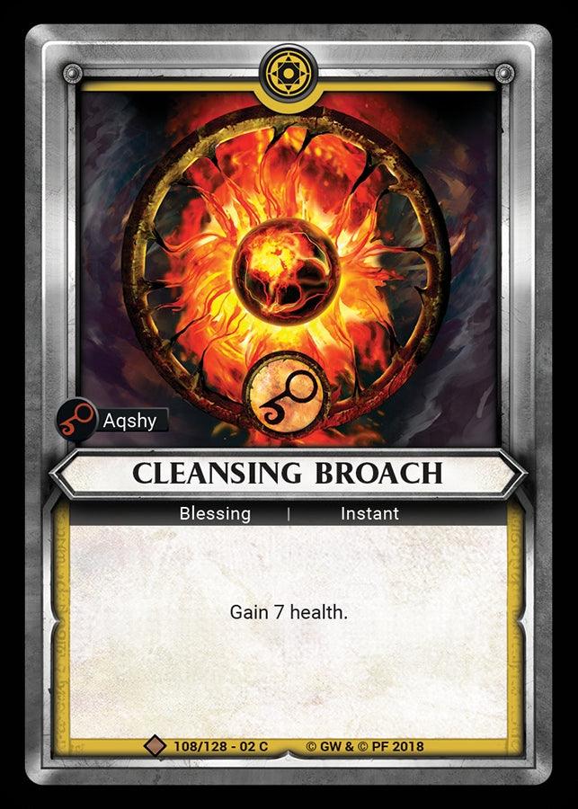 Cleansing Broach Unclaimed (108) [WHAOSCO] - Warhammer Age of Sigmar Champions TCG Single