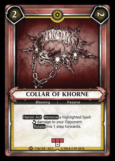 Collar of Khorne Unclaimed (118) [WHAOSCO]
