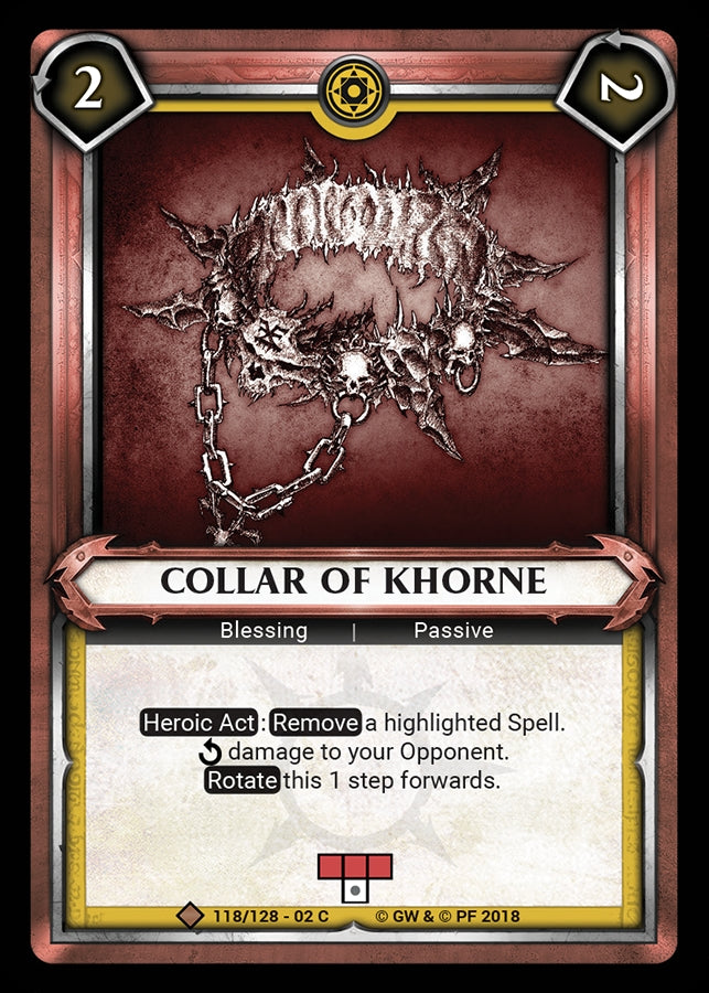 Collar of Khorne Unclaimed (118) [WHAOSCO] - Warhammer Age of Sigmar Champions TCG Single