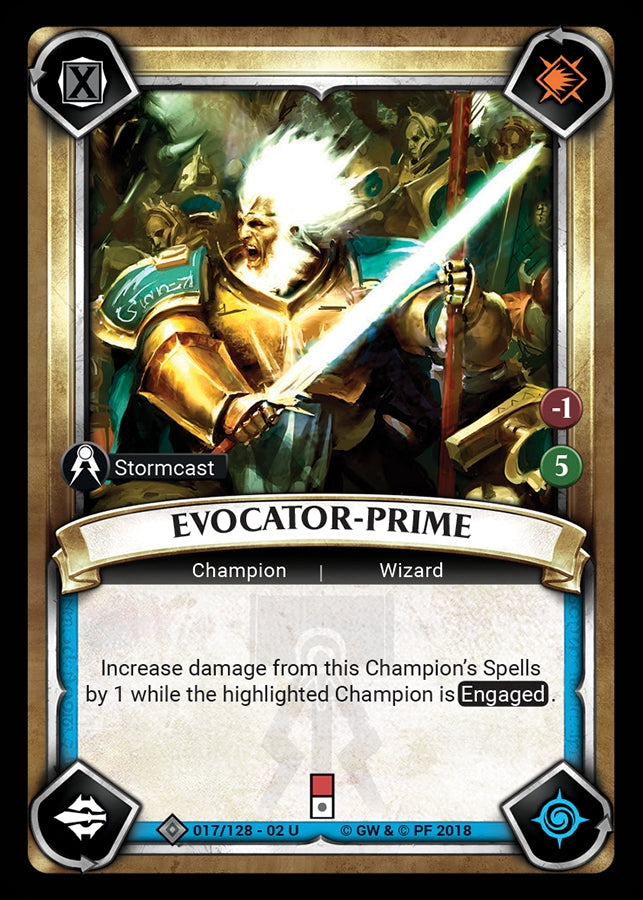 Evocator Prime Unclaimed (017) [WHAOSCO] - Warhammer Age of Sigmar Champions TCG Single