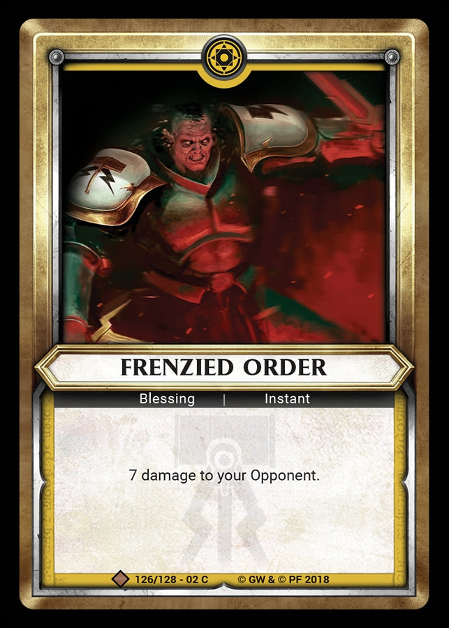 Frenzied Order Unclaimed (126) [WHAOSCO] - Warhammer Age of Sigmar Champions TCG Single