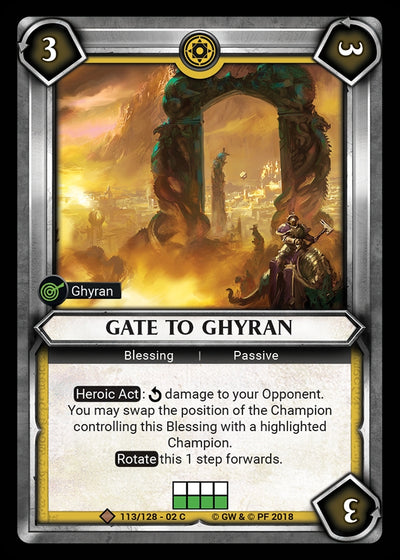 Gate to Ghyran Unclaimed (113) [WHAOSCO]