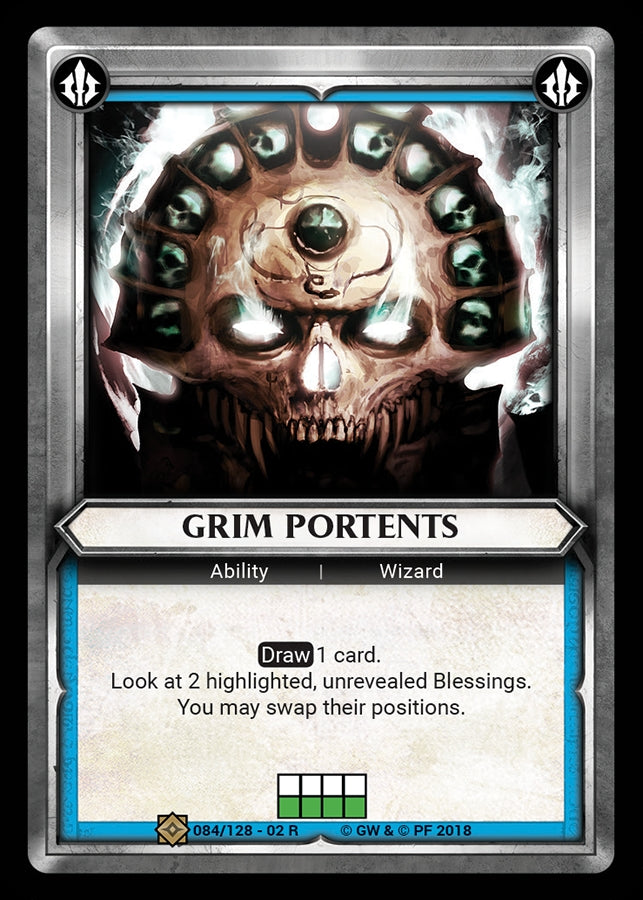 Grim Portents Unclaimed (084) [WHAOSCO] - Warhammer Age of Sigmar Champions TCG Single