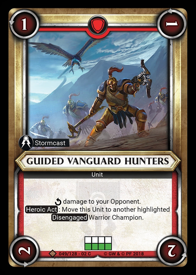 Guided Vanguard Hunters Unclaimed (049) [WHAOSCO] - Warhammer Age of Sigmar Champions TCG Single