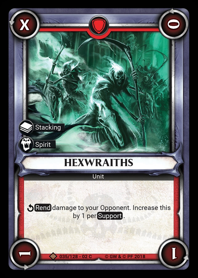 Hexwraiths Unclaimed (035) [WHAOSCO] - Warhammer Age of Sigmar Champions TCG Single