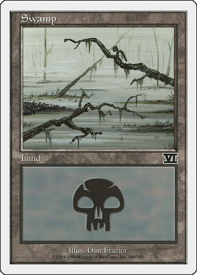 Image for Swamp (340) (Classic Sixth Edition) (340) - Magic: The Gathering
