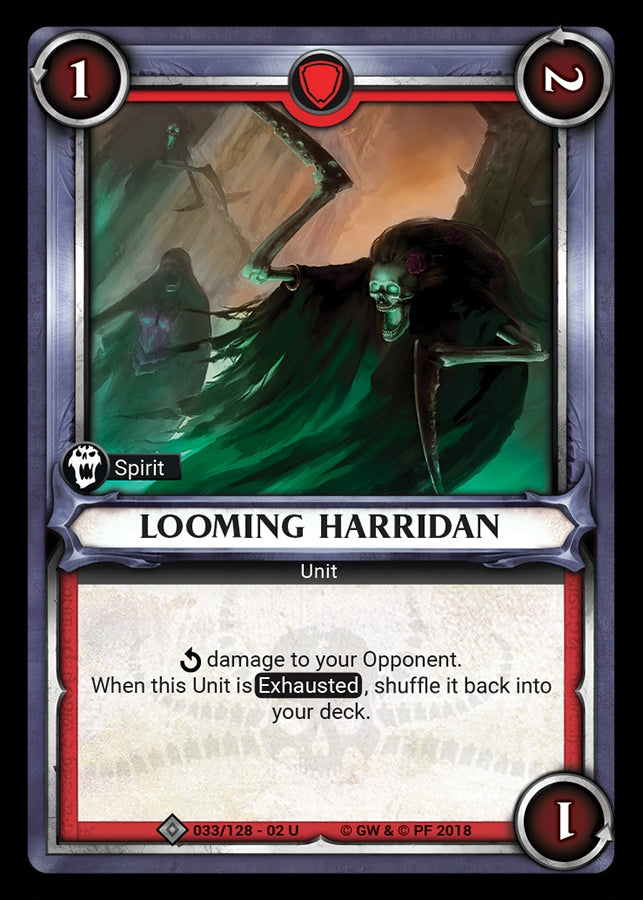 Looming Harridan Unclaimed (033) [WHAOSCO] - Warhammer Age of Sigmar Champions TCG Single