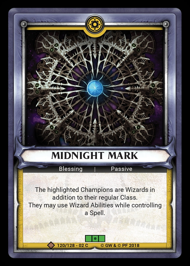 Midnight Mark Unclaimed (120) [WHAOSCO] - Warhammer Age of Sigmar Champions TCG Single