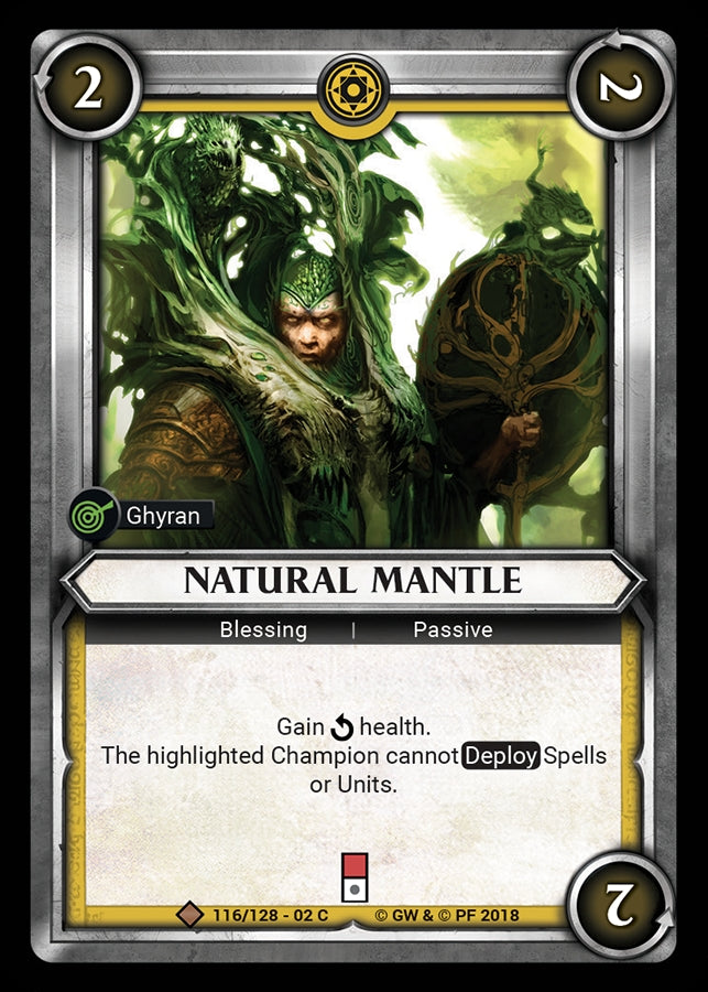 Natural Mantle Unclaimed () [WHAOSCO] - Warhammer Age of Sigmar Champions TCG Single