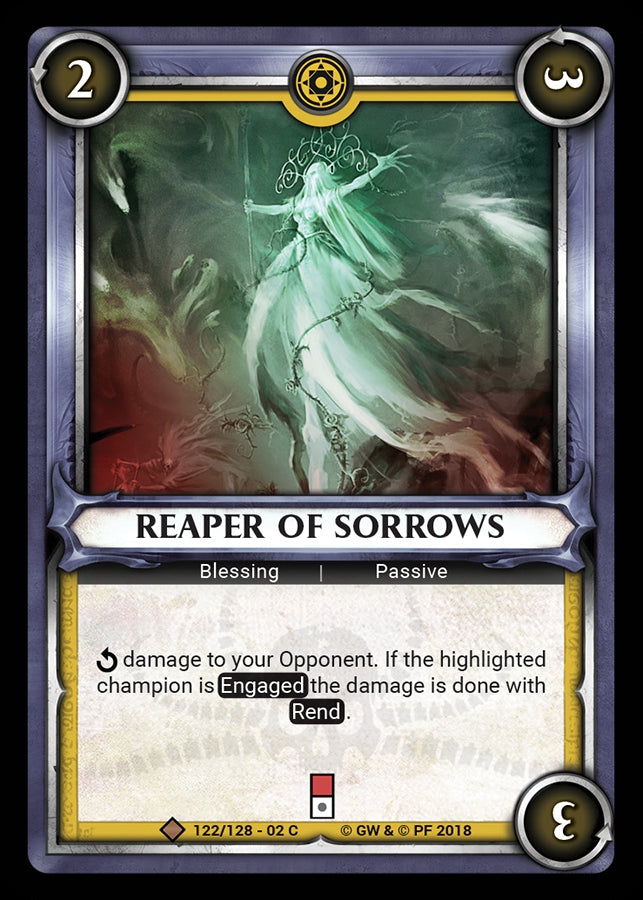 Reaper of Sorrows Unclaimed (122) [WHAOSCO] - Warhammer Age of Sigmar Champions TCG Single