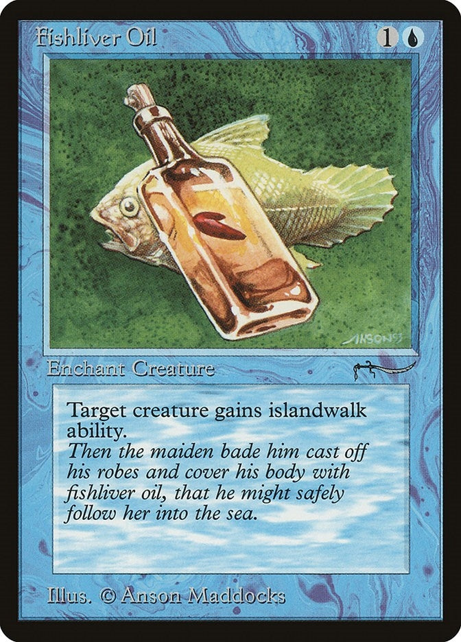 Image for Fishliver Oil (Light) (Arabian Nights) - Magic: The Gathering