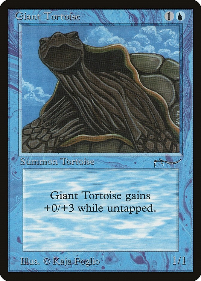 Image for Giant Tortoise (Light) (Arabian Nights) - Magic: The Gathering