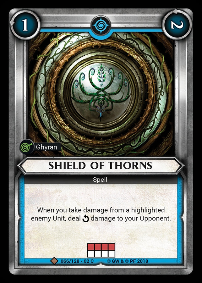 Shield of Thorns Unclaimed (066) [WHAOSCO] - Warhammer Age of Sigmar Champions TCG Single