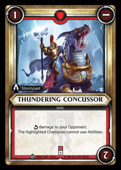 Thundering Concussor Unclaimed (055) [WHAOSCO]