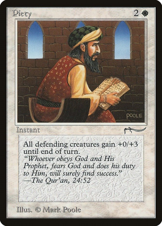Image for Piety (Light) (Arabian Nights) - Magic: The Gathering
