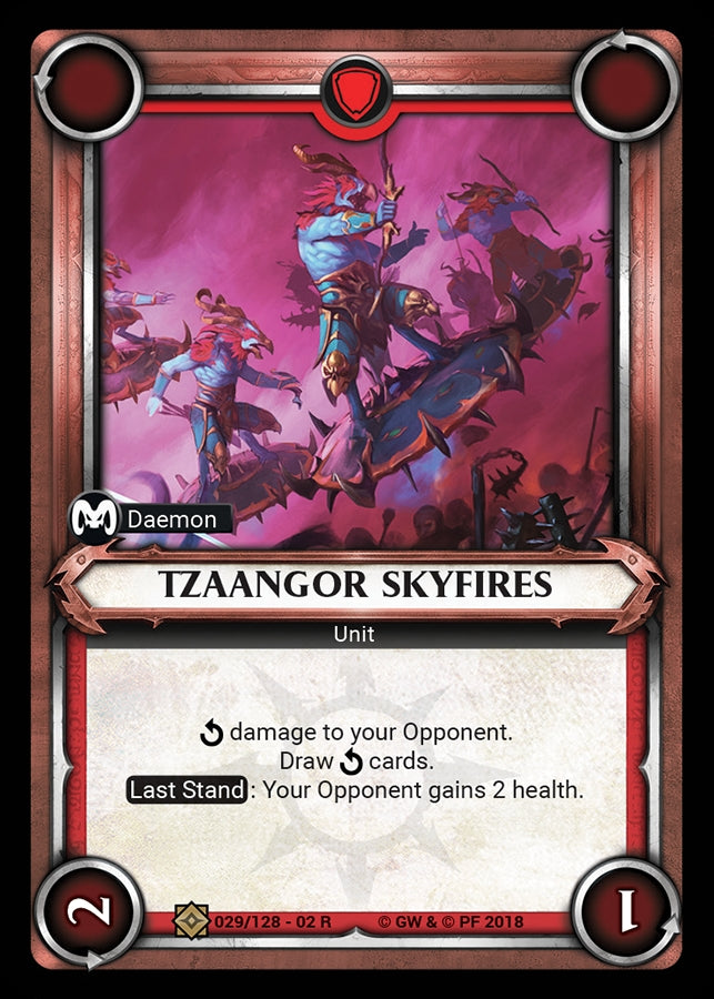 Tzaangor Skyfires Unclaimed (029) [WHAOSCO] - Warhammer Age of Sigmar Champions TCG Single