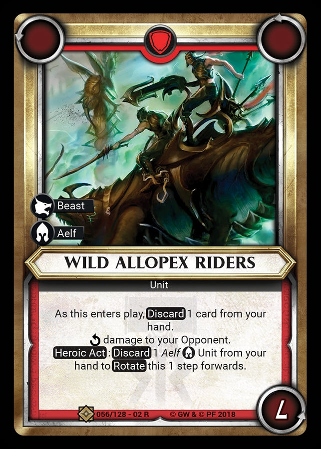 Wild Allopex Riders Unclaimed (056) [WHAOSCO] - Warhammer Age of Sigmar Champions TCG Single
