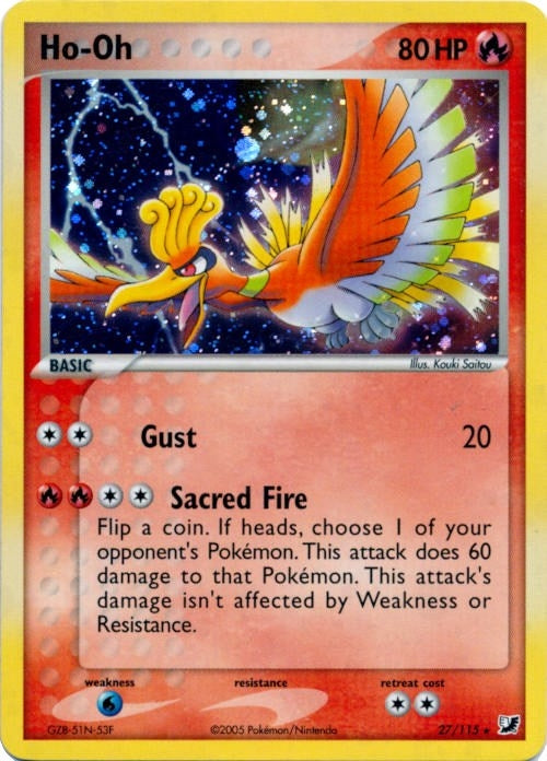 Image for Ho-Oh - 27/115 (Cosmos Holo) (Deck Exclusives) (027/115) - Pokemon