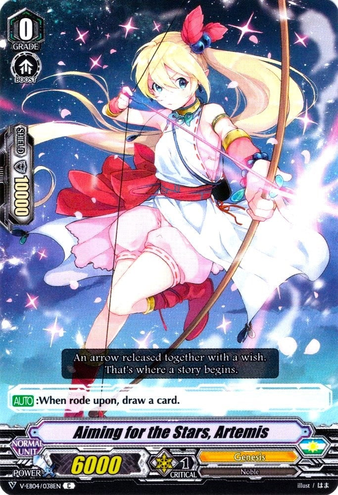 Image for Aiming for the Stars, Artemis (V-EB04: The Answer of Truth) (V-EB04/038EN) - Cardfight Vanguard