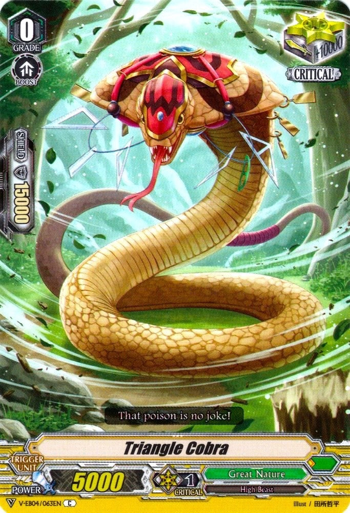 Image for Triangle Cobra (V-EB04: The Answer of Truth) (V-EB04/063EN) - Cardfight Vanguard