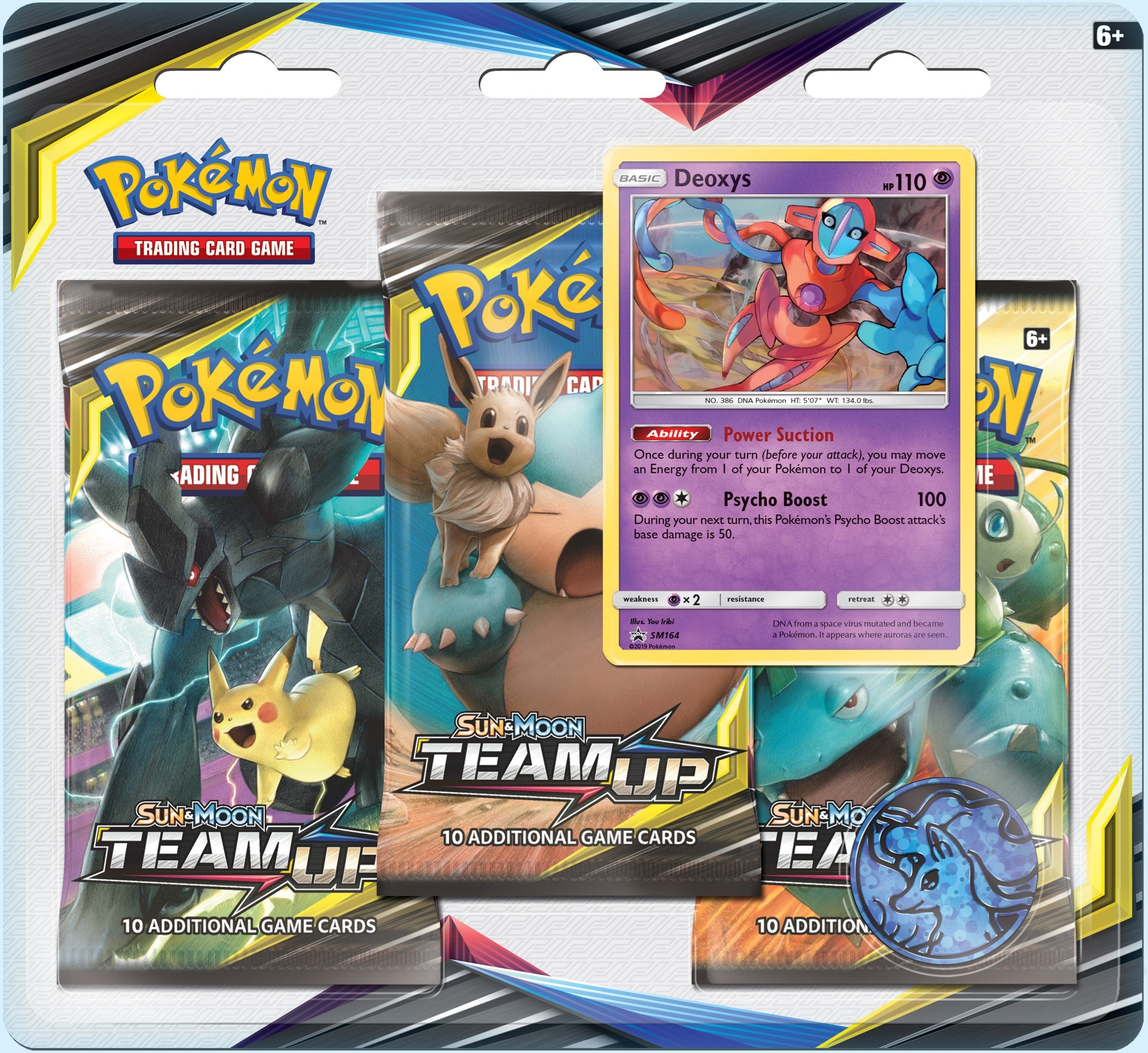 Image for Team Up 3 Pack Blister [Deoxys] - Pokemon