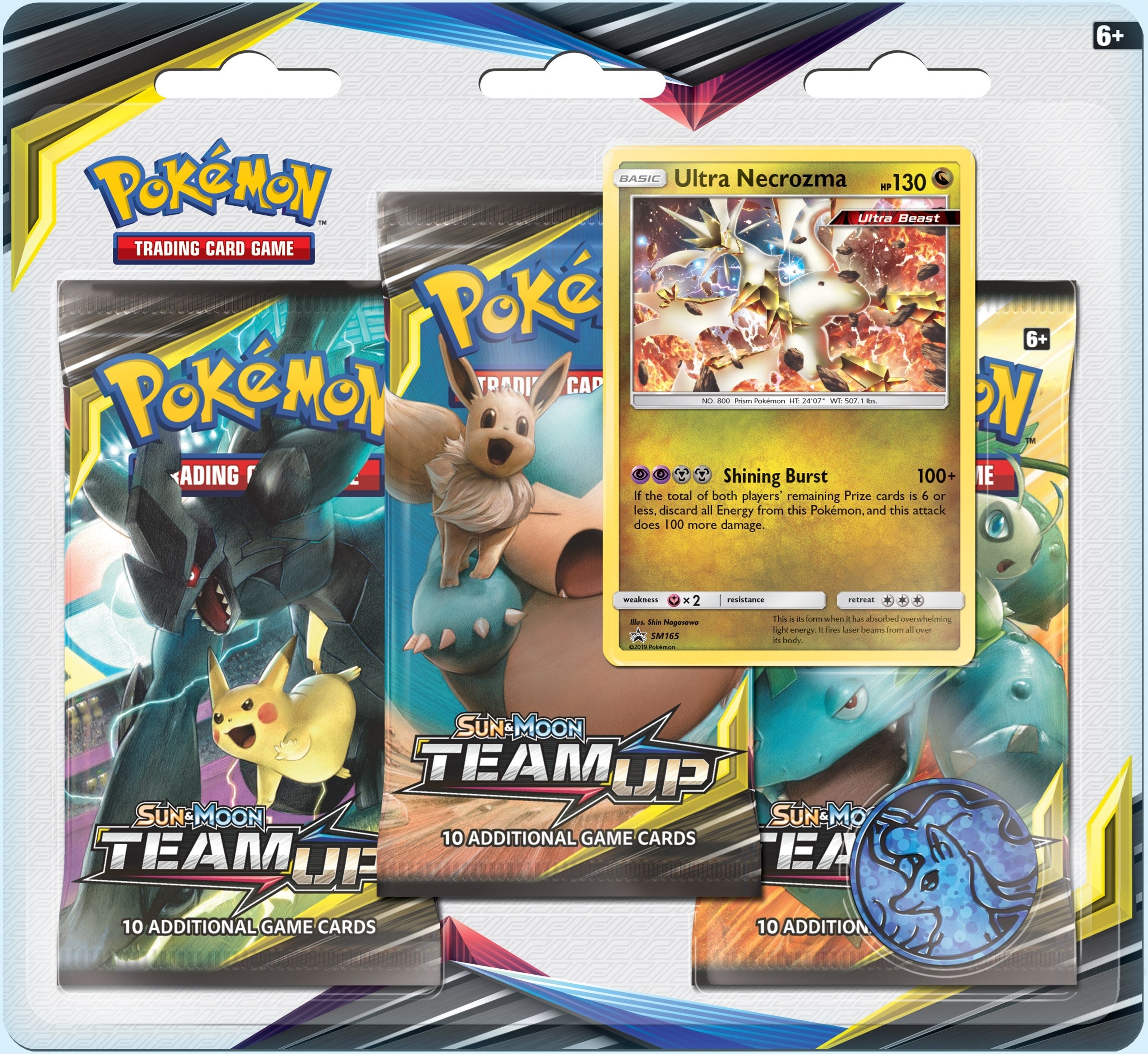 Image for Team Up 3 Pack Blister [Ultra Necrozma] - Pokemon