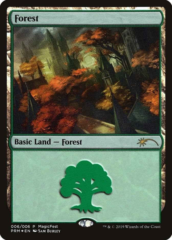 Image for Forest (2019) (MagicFest Cards) (6) - Magic: The Gathering