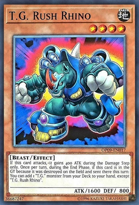 Image for T.G. Rush Rhino (OTS Tournament Pack 9) (OP09-EN017) - YuGiOh