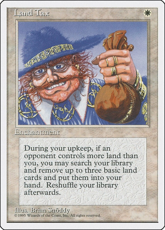 Image for Land Tax (Fourth Edition) (284) - Magic: The Gathering